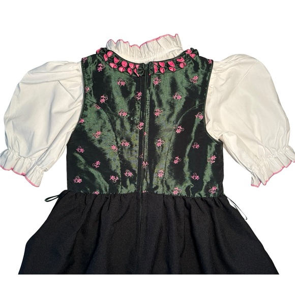 🏷️ Angermaier München Trachten Dirndl Dress – Toddler Girl (US Size 4T) - Picture 5 of 6